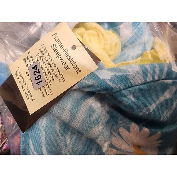 Cuddl Duds Girls Pajama Set Short Sleeve Pants Set Size 6 6X Animal - Picture 5 of 5